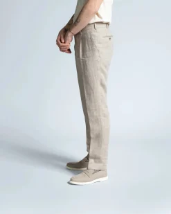 Turo Suorat Housut|Kaikki Housut Ja Farkut>Tailor puvun housut, HAMPTON LINEN TROUSER