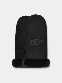 UGG Kaikki Asusteet>Naisten Käsineet, W SHEEPSKIN EMB MIT