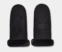 UGG Kaikki Asusteet>Naisten Käsineet, W SHEEPSKIN EMB MIT