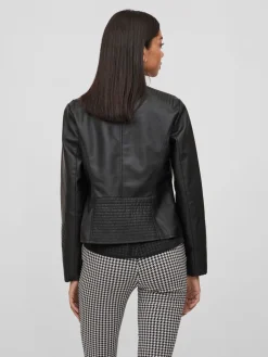 Vila Kevättakit|Nahkatakit>keinonahkatakki, VIBLUE COATEDJACKET