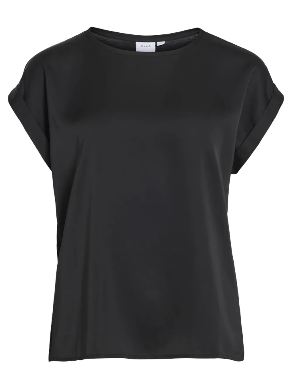 Vila T-Paidat|Kaikki Paidat>lyhythihainen toppi, VIELLETTE S/S SATIN TOP