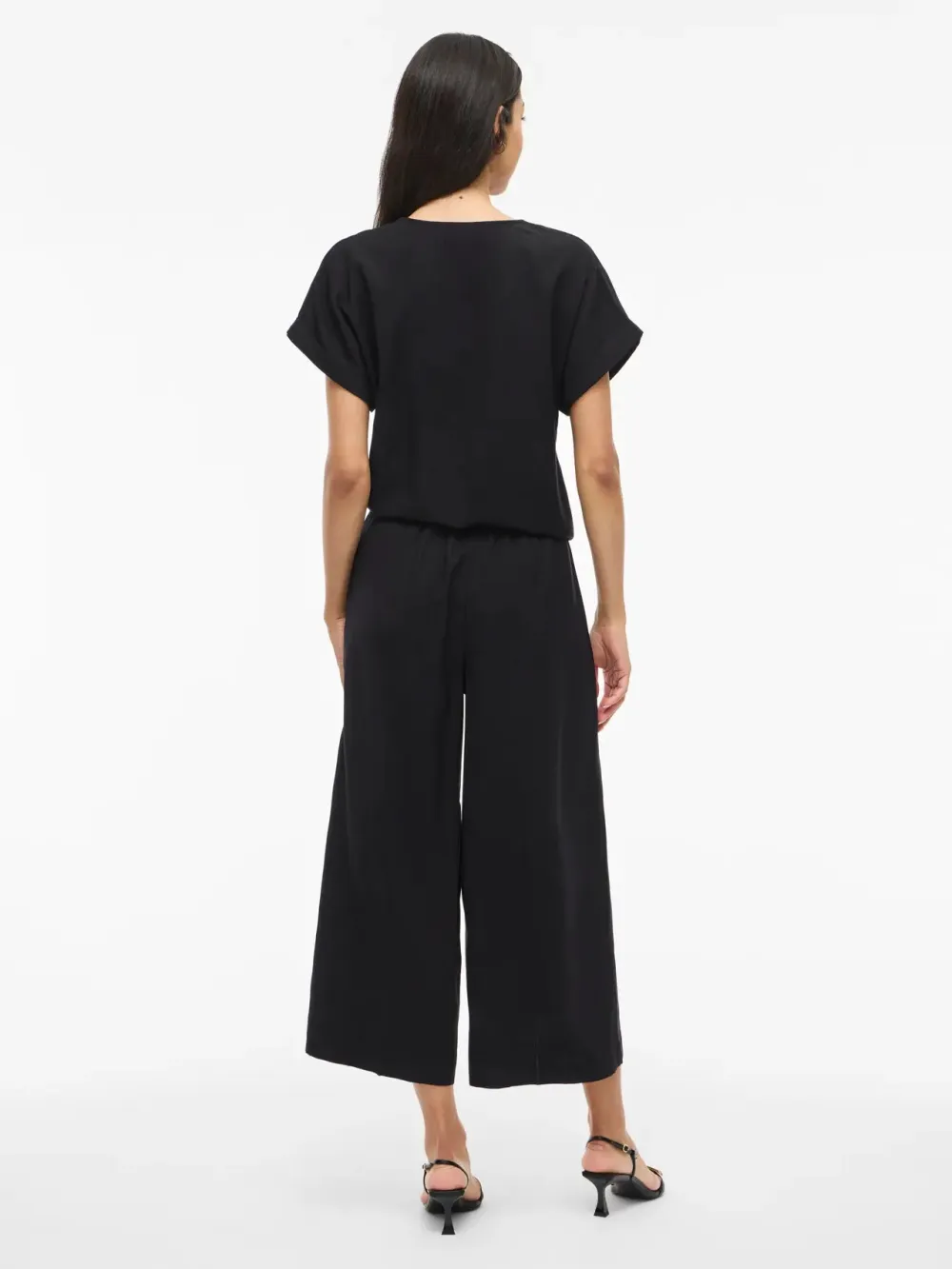 Vila Suorat Housut Ja Kangashousut|Kaikki Housut Ja Farkut>naisten housut, VIMARLEE HW WIDE CULOTTE PANTS