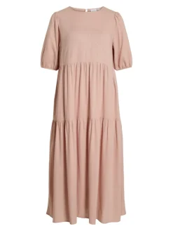 Vila Mekot|Kaikki Mekot Ja Hameet>naisten mekko, VISUMMER LIN 2/4 MIDI DRESS