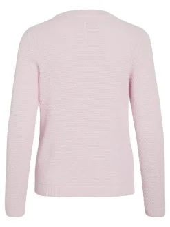 Vila Kaikki Paidat|Neulepuserot>naisten neulepaita VIDalo O-Neck L/S Knit Top-NOOS,