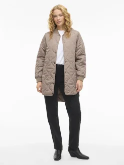 Vila Kevättakit|Tikkitakit>naisten tikkitakki VITATE L/S QUILT JACKET - NOOS,