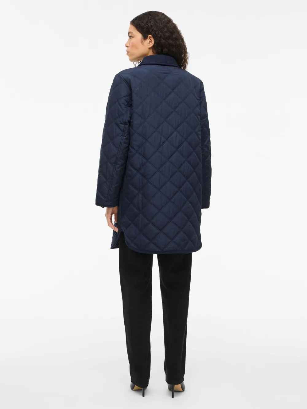 Vila Kevättakit|Tikkitakit>naisten tikkitakki, VIQUILA L/S CORDUROY QUILT LONG JACKET