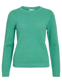 Vila Kaikki Paidat|Kaikki Neuleet>neule K-VIDALO O-NECK L/S KNIT TOP- NOOS,