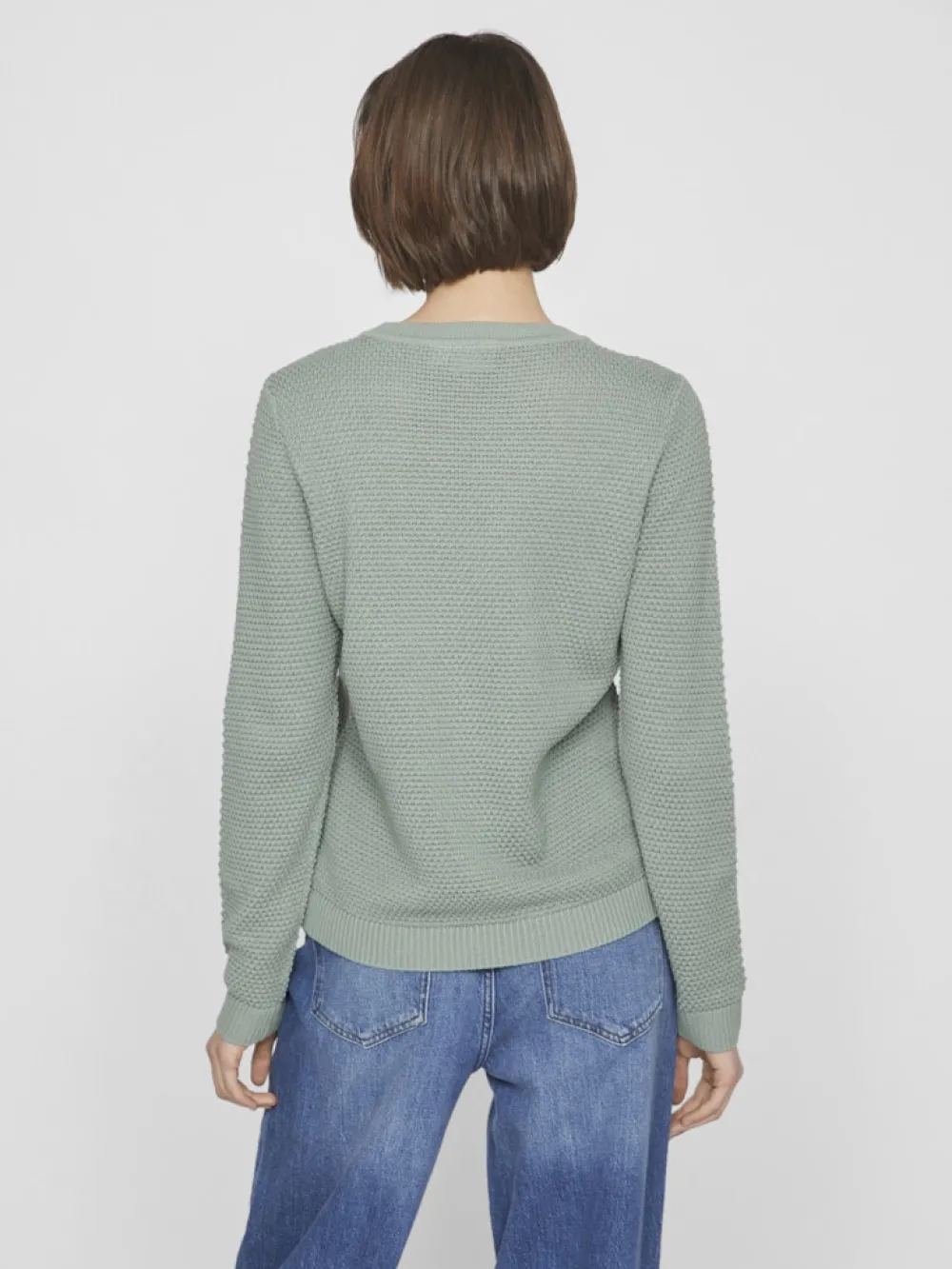 Vila Kaikki Paidat|Neulepuserot>neule, VIDALO O-NECK L/S KNIT TOP