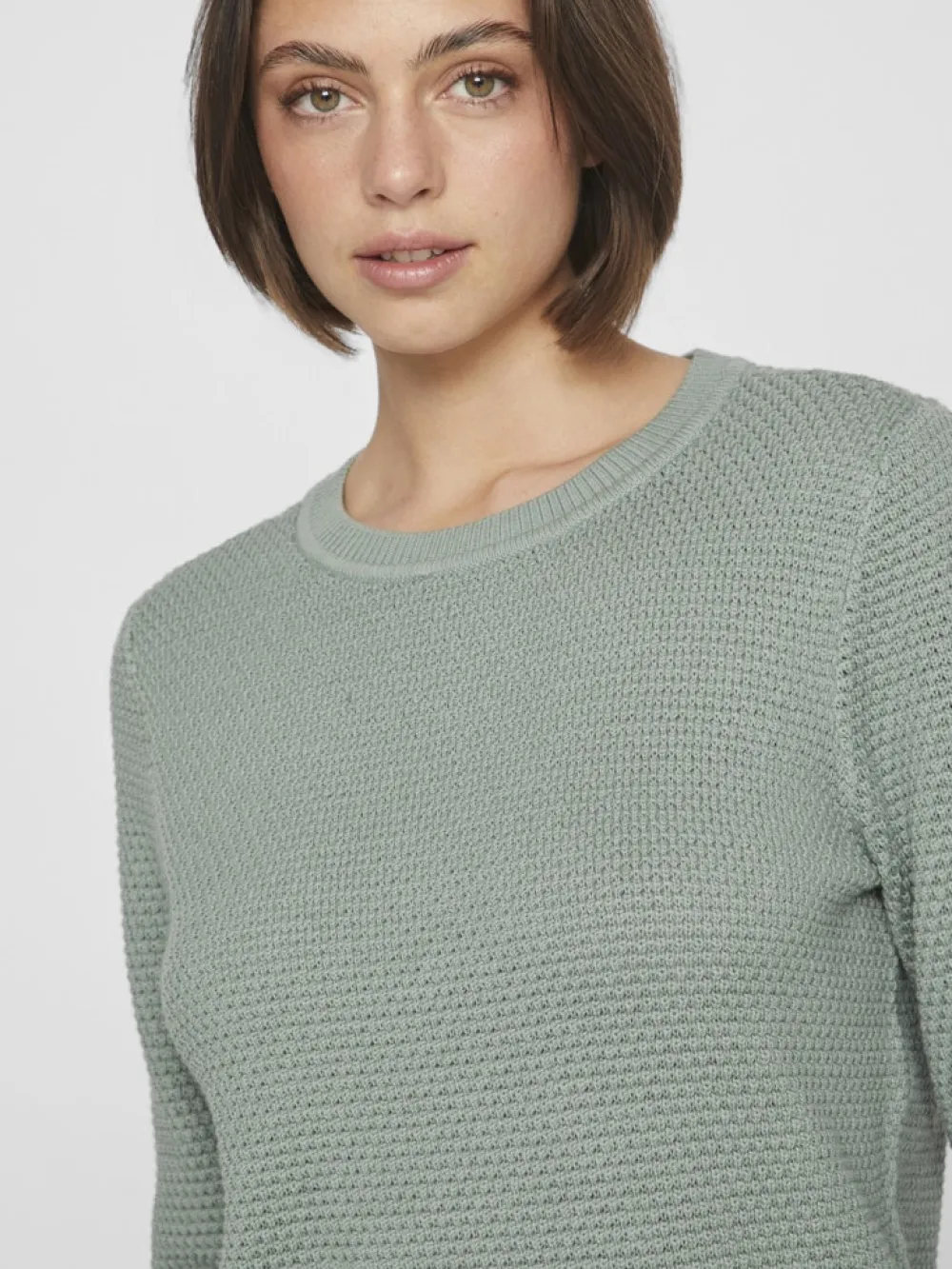 Vila Kaikki Paidat|Neulepuserot>neule, VIDALO O-NECK L/S KNIT TOP