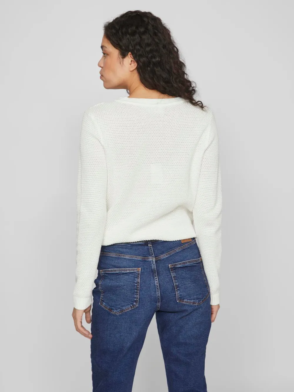 Vila Neulepuserot|Kaikki Neuleet>neule, VIDALO O-NECK L/S KNIT TOP