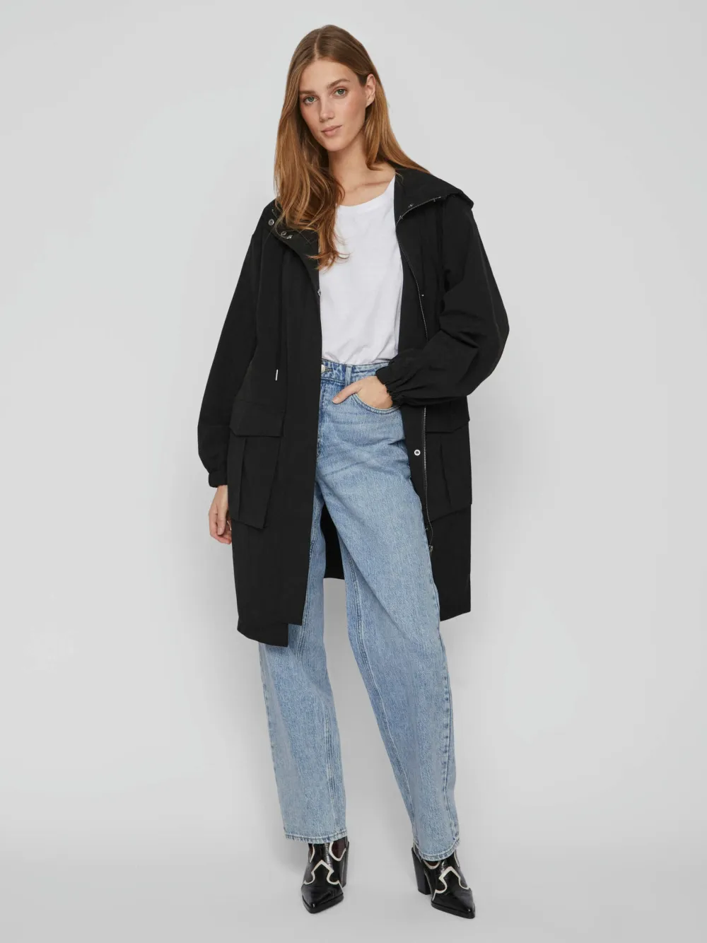 Vila Talvitakit|Parkatakit>pitkä parkatakki, VISILIANA LONG PARKA JACKET