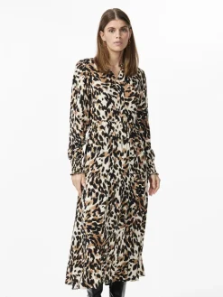 Y.A.S Mekot|Kaikki Mekot Ja Hameet>mekko, YASALIRA LS LONG DRESS S Beige Kuosi