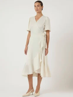 Y.A.S Mekot|Kaikki Mekot Ja Hameet>mekko YASTHEA 2/4 MIDI WRAP DRESS S. NOOS,