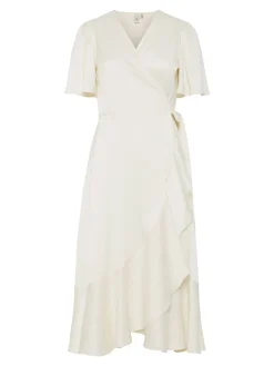 Y.A.S Mekot|Kaikki Mekot Ja Hameet>mekko YASTHEA 2/4 MIDI WRAP DRESS S. NOOS,