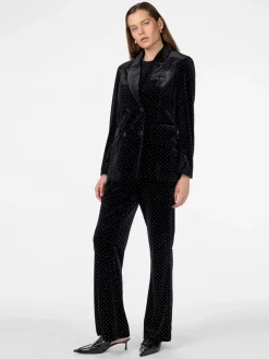 Y.A.S Bleiserit|Kevättakit>Naisten Bleiseri, YASHELLA LS VELOUR BLAZER