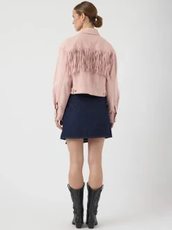 Y.A.S Kevättakit|Farkkutakit>naisten farkkutakki, YASSUN LS CROP DENIM JACKET