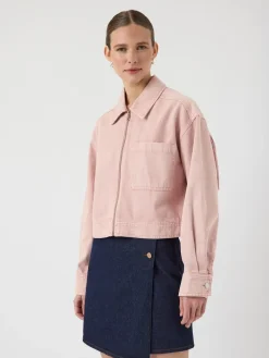 Y.A.S Kevättakit|Farkkutakit>naisten farkkutakki, YASSUN LS CROP DENIM JACKET