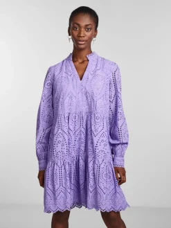 Y.A.S Mekot|Kaikki Mekot Ja Hameet>Naisten Mekko YASHOLI LS DRESS S Liila