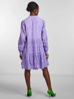 Y.A.S Mekot|Kaikki Mekot Ja Hameet>Naisten Mekko YASHOLI LS DRESS S Liila
