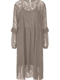 Y.A.S Mekot|Kaikki Mekot Ja Hameet>Naisten Mekko YASLUCIANNA LS LONG LACE DRESS