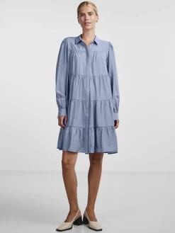 Y.A.S Mekot|Kaikki Mekot Ja Hameet>Naisten Mekko, YASPALA LS SHIRT DRESS