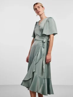 Y.A.S Mekot|Kaikki Mekot Ja Hameet>Naisten Mekko, YASTHEA 2/4 MIDI WRAP DRESS