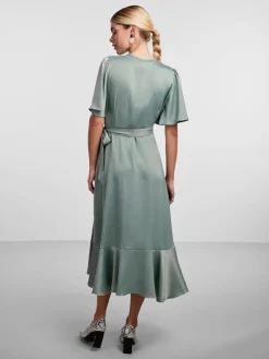 Y.A.S Mekot|Kaikki Mekot Ja Hameet>Naisten Mekko, YASTHEA 2/4 MIDI WRAP DRESS