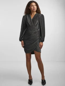 Y.A.S Mekot|Kaikki Mekot Ja Hameet>Naisten Mekko, YASTIKKA LS GLITTER DRESS NOOS