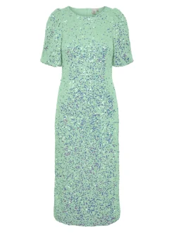 Y.A.S Mekot|Kaikki Mekot Ja Hameet>Naisten Midimekko, YASMAJA SEQUIN 2/4 MIDI DRESS