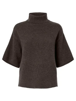 Y.A.S Neulepuserot|Kaikki Neuleet>naisten neulepusero, YASEMILA 2/4 WOOL KNIT PULLOVER S. NOOS