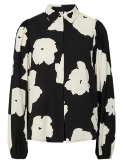 Y.A.S Paitapuserot|Kaikki Paidat>naisten paita, YASASINA LS SHIRT S Black Mille