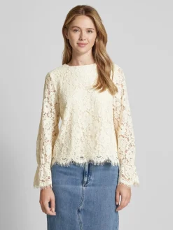 Y.A.S Puserot>naisten paita, YASPERLA LS LACE TOP S