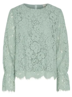 Y.A.S Puserot|Kaikki Paidat>naisten paita, YASPERLA LS LACE TOP S