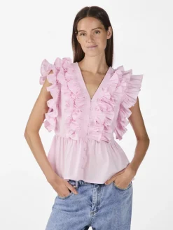 Y.A.S Topit|Kaikki Paidat>naisten paita, YASRUNA CS RUFFLE TOP