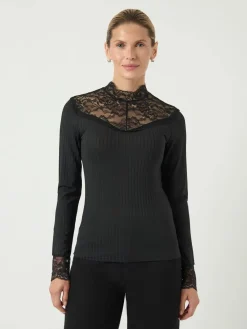 Y.A.S Pitkähihaiset Paidat|Kaikki Paidat>pusero, YASBLACE LS TOP